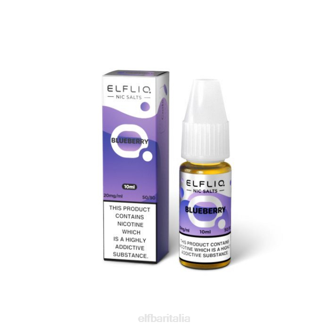 elfbar elfliq sali di nic al mirtillo - 10ml-20 mg/ml VZT0216