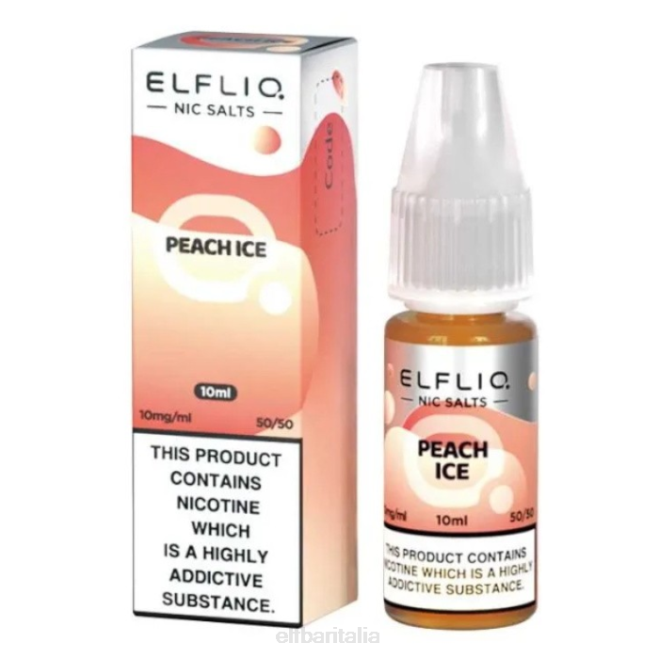 elfbar sali elfliq nic - ghiaccio alla pesca - 10ml-10 mg/ml VZT0185