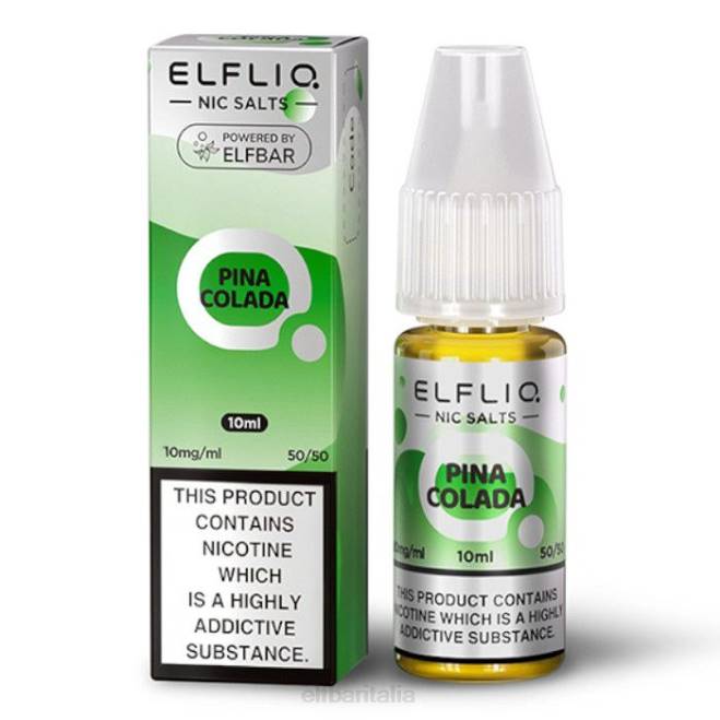 sali elfbar elfliq nic - pina colada - 10ml-10 mg/ml VZT0175