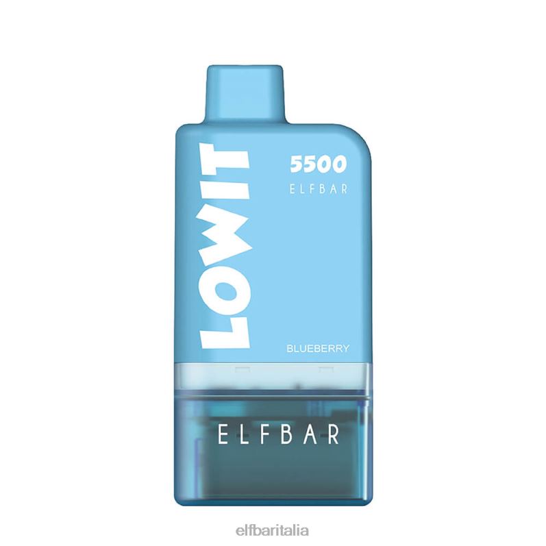 ELFBAR kit pod preriempito lowit 5500 2%nic mirtillo blu FNP8L126