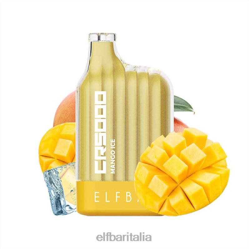 ELFBAR cr5000 vaporizzatore usa e getta 5000 sbuffi ghiaccio al mango FNP8L30