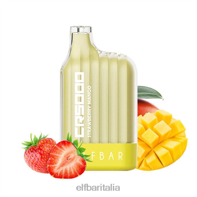 ELFBAR cr5000 vaporizzatore usa e getta 5000 sbuffi mango alla fragola FNP8L33