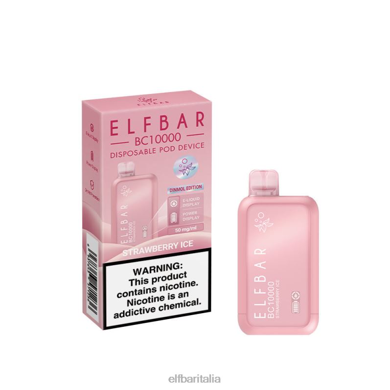 ELFBAR miglior sapore di vape usa e getta serie bc10000 ice ghiaccio alla fragola FNP8L8