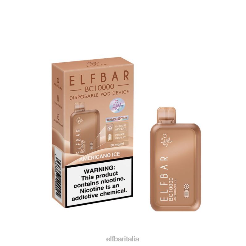 ELFBAR miglior sapore di vape usa e getta serie bc10000 ice ghiaccio americano FNP8L3