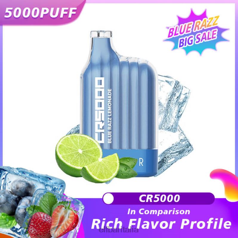 ELFBAR miglior sapore usa e getta vape cr5000 blue razz limonata blu razz FNP8L19