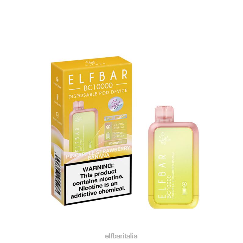 ELFBAR vape usa e getta nuovo bc10000 10000puff banana, fragola, ananas FNP8L43